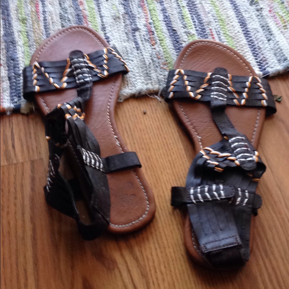 Cute brown sandals